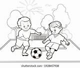 Soccer Coloring Book Royalty Free Images Stock Photos & Pictures  sketch template