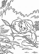 Tarzan Coloring Pages Face sketch template