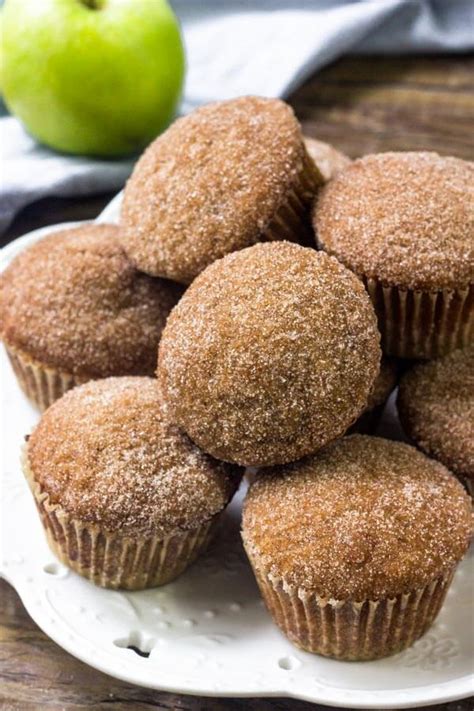 Applesauce Muffins - Easy Apple Muffins filled with Cinnamon