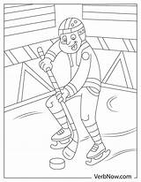 Free HOCKEY Coloring Pages For Download Printable PDF sketch template