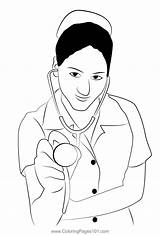 Printable Nursing Coloring Pages sketch template