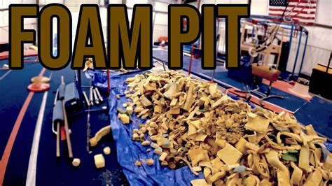 CLEANING UP A MASSIVE FOAM PIT! - YouTube