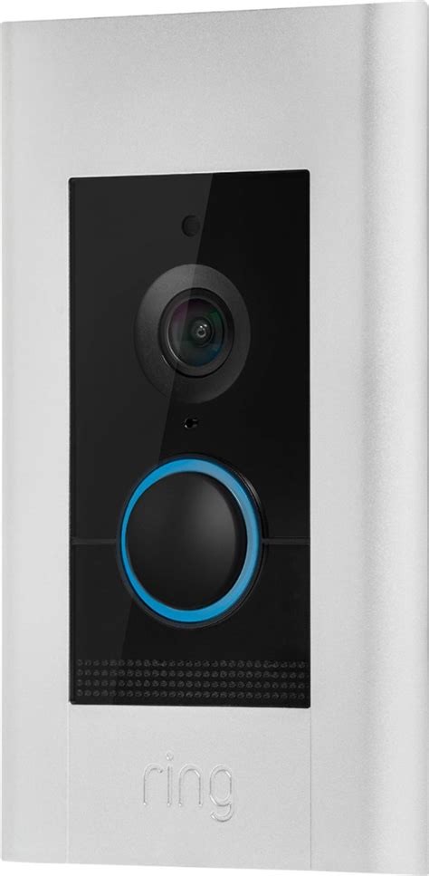 Ring Video Doorbell Elite Satin Nickel 8VR1E7-0EN0 - Best Buy