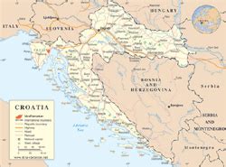 Smiljan Croatia Map