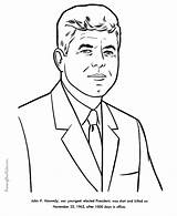 John F Kennedy Coloring Pages  Free And Printable sketch template