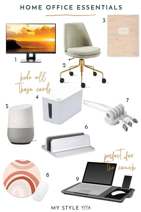 Must Have Home Office Essentials List - an indigo day