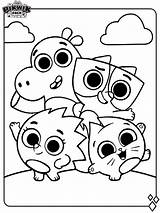 Pikwik Pack coloring pages sketch template