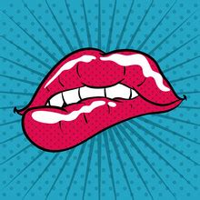 Mouth Lips Pop Art Free Stock Photo - Public Domain Pictures