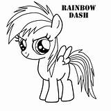 Fast Rainbow Dash Coloring Page  Free Printable Pages For Kids sketch template