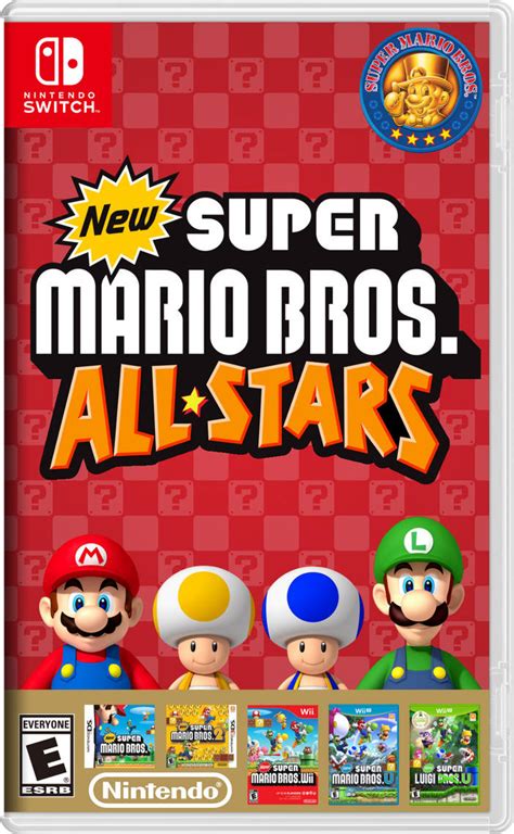 New Super Mario Bros. Allstars Cover Art by BleuVII on DeviantArt