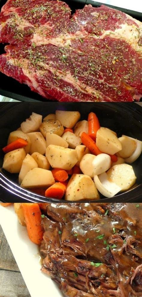 Slow Cooker "Melt in Your Mouth" Pot Roast ~ NONDON