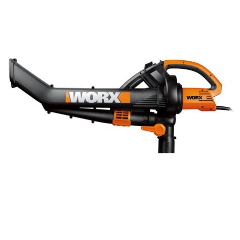 WORX Trivac 12-Amp 350-CFM 210-MPH Heavy-Duty Corded Electric Leaf Blower with Vacuum Kit at ...