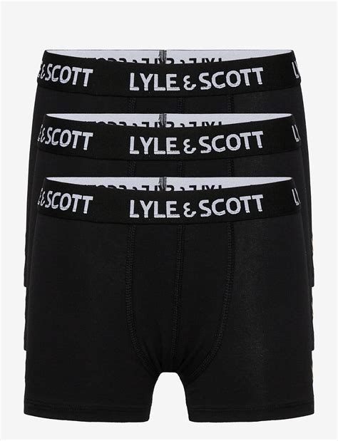 Lyle & Scott Junior Boxed Solid 3 Pair Boxers - Underwear | Boozt.com