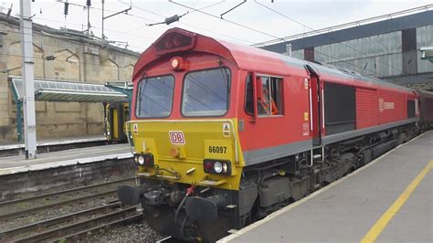 DB Schenker Class 66 leaves Carlisle (15/9/14) - YouTube