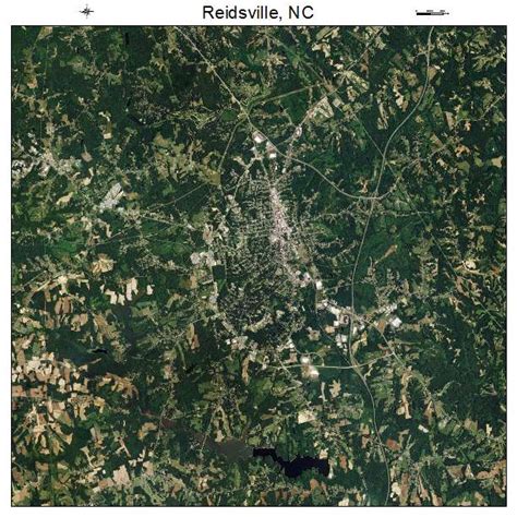 Aerial Photography Map of Reidsville, NC North Carolina