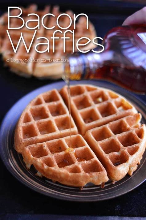 How to Make Bacon Waffles - Cosmopolitan Cornbread