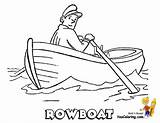 Row Boat Coloring Pages sketch template