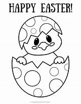 Coloring Pages  Happy Easter sketch template