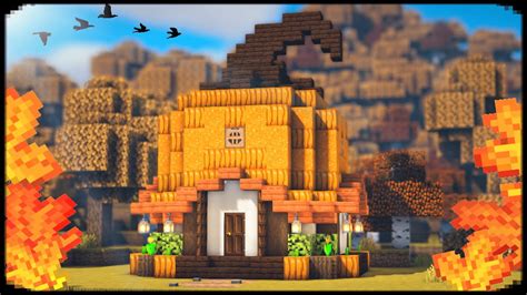 How to Build PUMPKIN House in Minecraft - YouTube