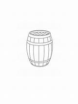 Barrel Coloring Pages sketch template