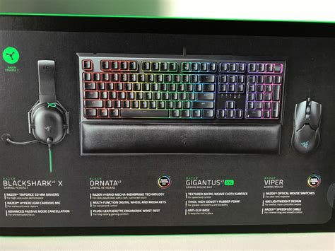 Razer All-Star Gaming Bundle Ornata Keyboard + Viper Mouse + Gigan Pad ...