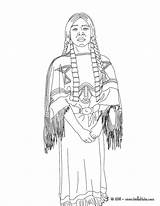 Native American Coloring Pages Sketch Page sketch template