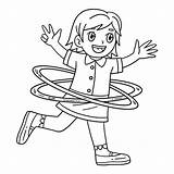 Premium Vector  A Cute And Funny coloring Page Of Circus Child sketch template