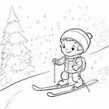 62  Free Printable Ski Coloring Pages Skiers Mountains sketch template
