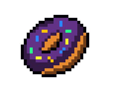 donut me- purple | Pixel Art Maker