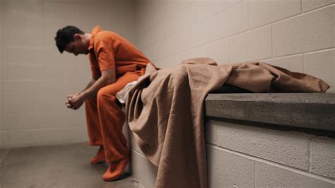 Unhappy Man In Prison Cell, Prisoner Inmate Arrested For Crime 34947290 ...