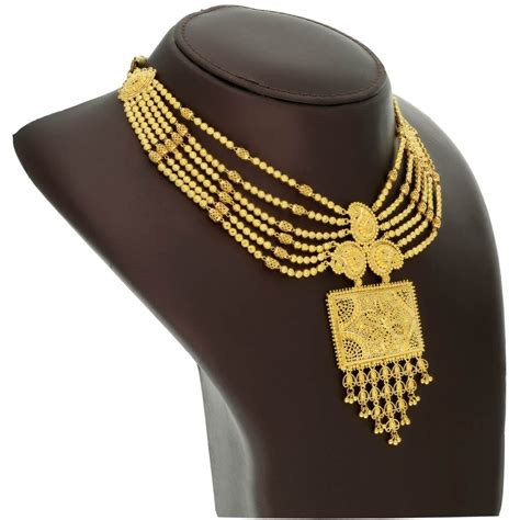 Buy Malabar Gold Necklace MHAAAAAHDUBX for Women Online | Malabar Gold ...