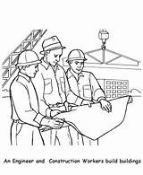 Construction Workers Coloring Page & coloring book sketch template