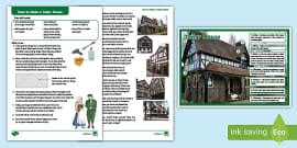 KS2 Tudor Houses Information PowerPoint - Primary Resource