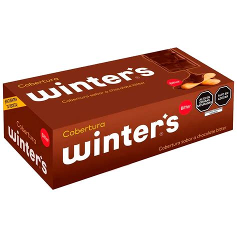 Cobertura Sabor a Chocolate Bitter Winter's 500g - Wong.pe