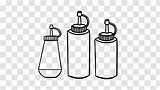 Drawing Mustard Mayonnaise Food Ketchup  Bottle Transparent PNG sketch template