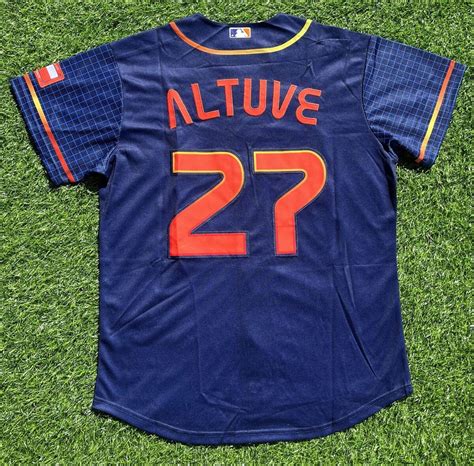 Nike MLB Houston Astros City Connect Jersey Jose Altuve Space City ...