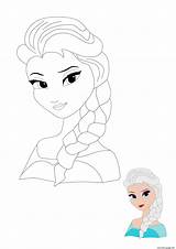 Printable elsa Coloring Pages  Tastevis sketch template