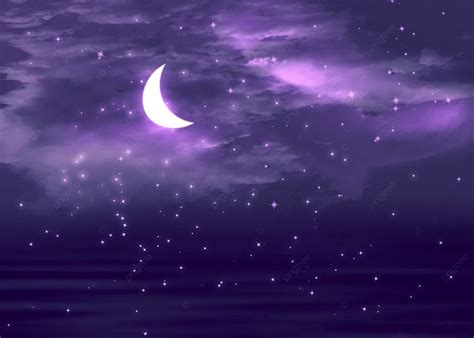 Japanese Cartoon Dream Abstract Purple Cloud Background, Phone ...