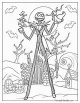 The Nightmare Before Christmas Jack Coloring Pages sketch template