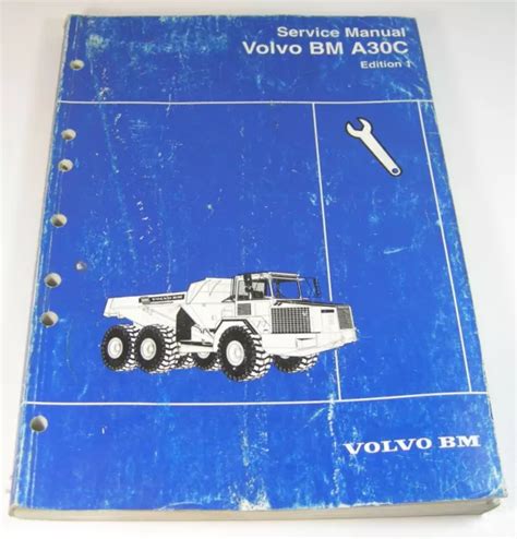 VOLVO A30C ARTICULATED Dump Truck Hauler Service Shop Repair Manual Book $192.32 - PicClick