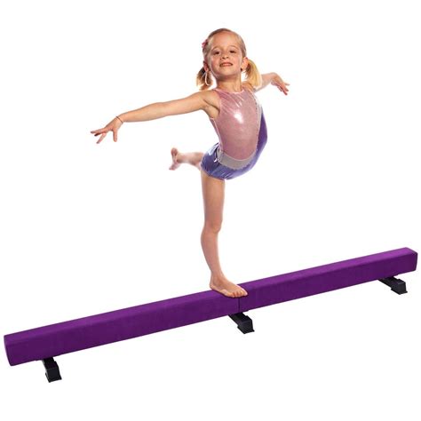 8 ft Gymnastics Kids Suede Training Floor Balance Beam | Gymnastics equipment, Gymnastics ...