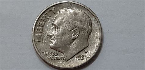 One Dime United States of America D 1984(Face) | Old coins, United ...