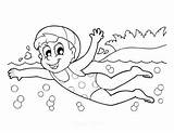 Free Printable Swimming Coloring Pages  KennedinDixon sketch template