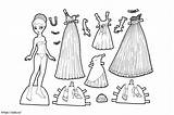 Paper Dolls 4 coloring Page sketch template