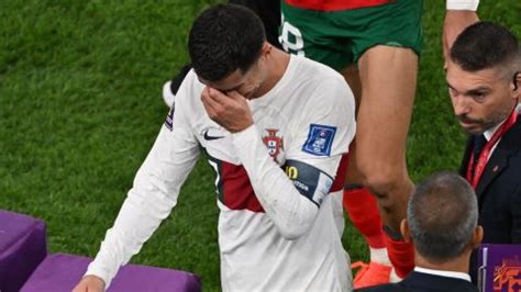 Cristiano Ronaldo leaves World Cup in tears as chances to win title are ...