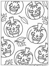 Scary Halloween Pumpkins  Free Printable Coloring Pages sketch template