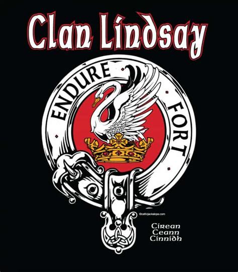 Clan Lindsay Clansman’s Crest Badge T-Shirt | Celtic Jackalope