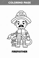 Firefighter Hat Coloring Pages sketch template