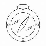 Compass Coloring Pages sketch template