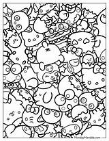Sanrio Printable Coloring Pages Colori sketch template